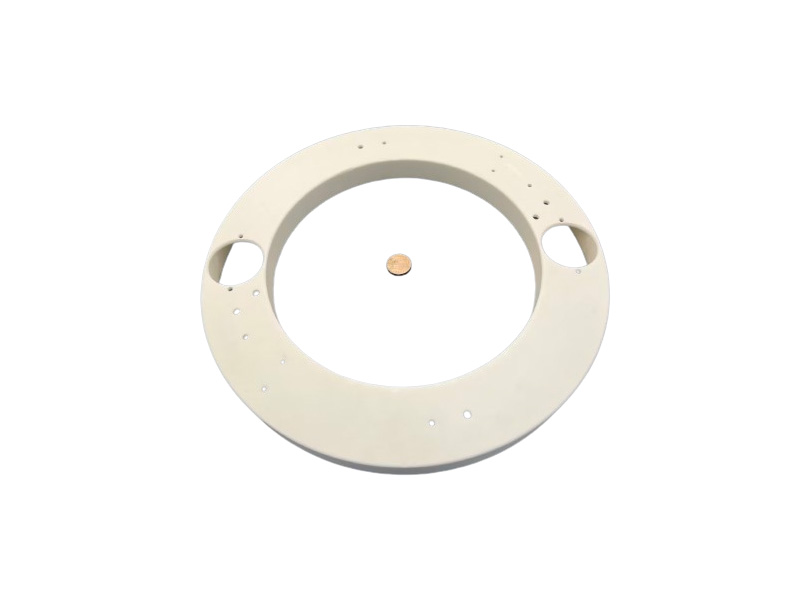 Aluminum oxide ceramic structural components